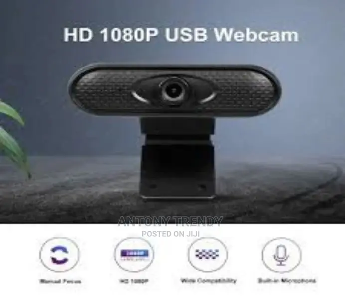 Amazing 1080P Webcam for PC, Full HD Computer Camera With Co
