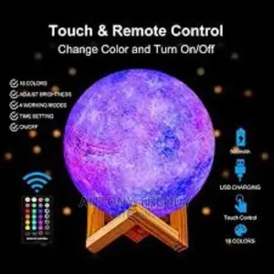 T20 3D Printing Moon Lamp Galaxy Moon Light Kids Night Light