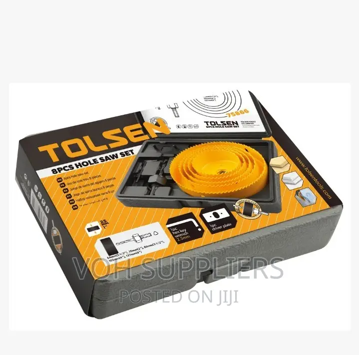 8pcs Hole Saw Set