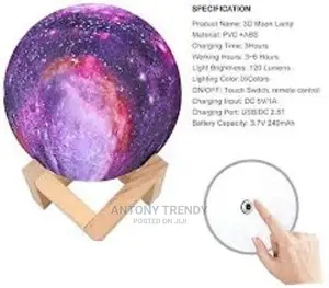 16 Colors LED Night Light With Stand/Timing Setting, Kids Mo