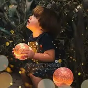 Moon Lamp Kids Night Light Galaxy Lamp, 16 Colors LED 3D Sta