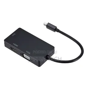 Mini Display Port/Dp to VGA/HDMI/DVI Adapter for Macbook Pro