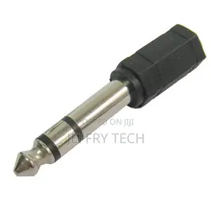 6.35mm 1/4" Inch Stereo Male Plug To 3.5mm Female Socket Min
