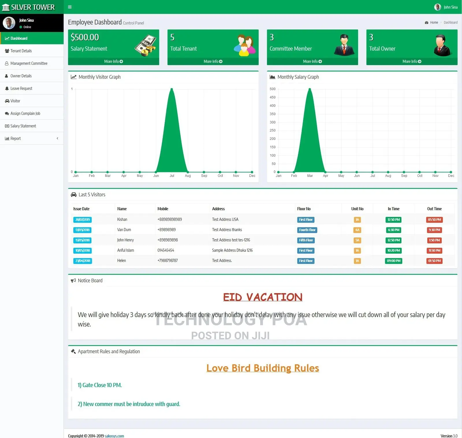 Apartment Management System