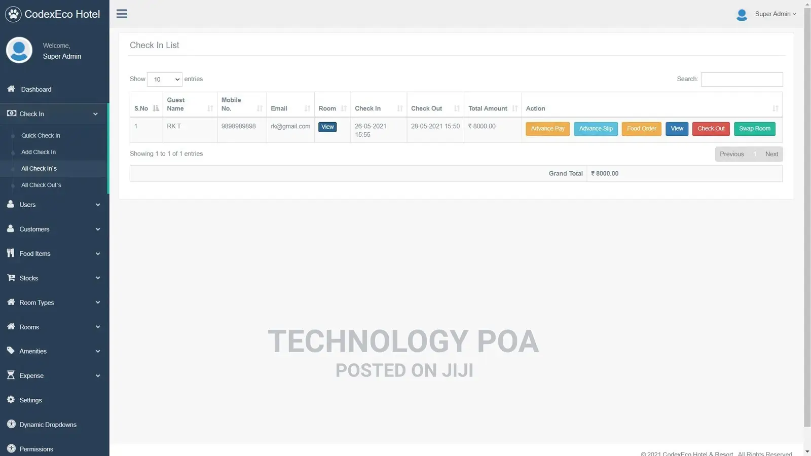 Hotel Management System