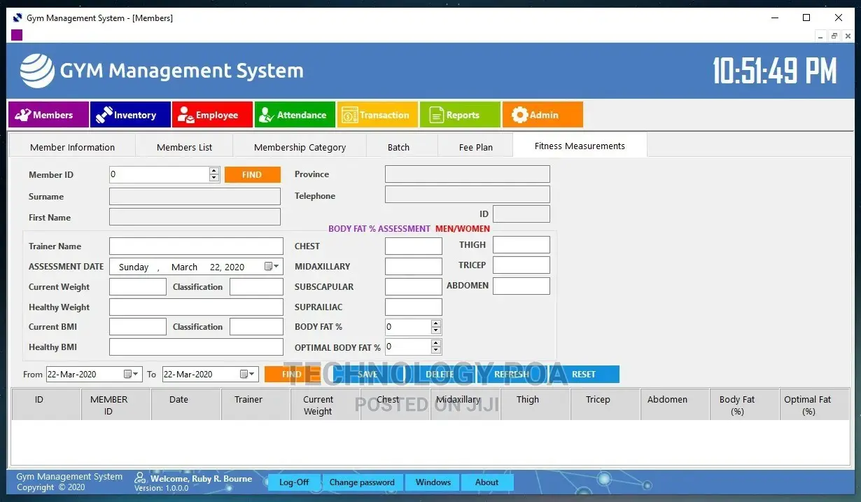 Gym Management System