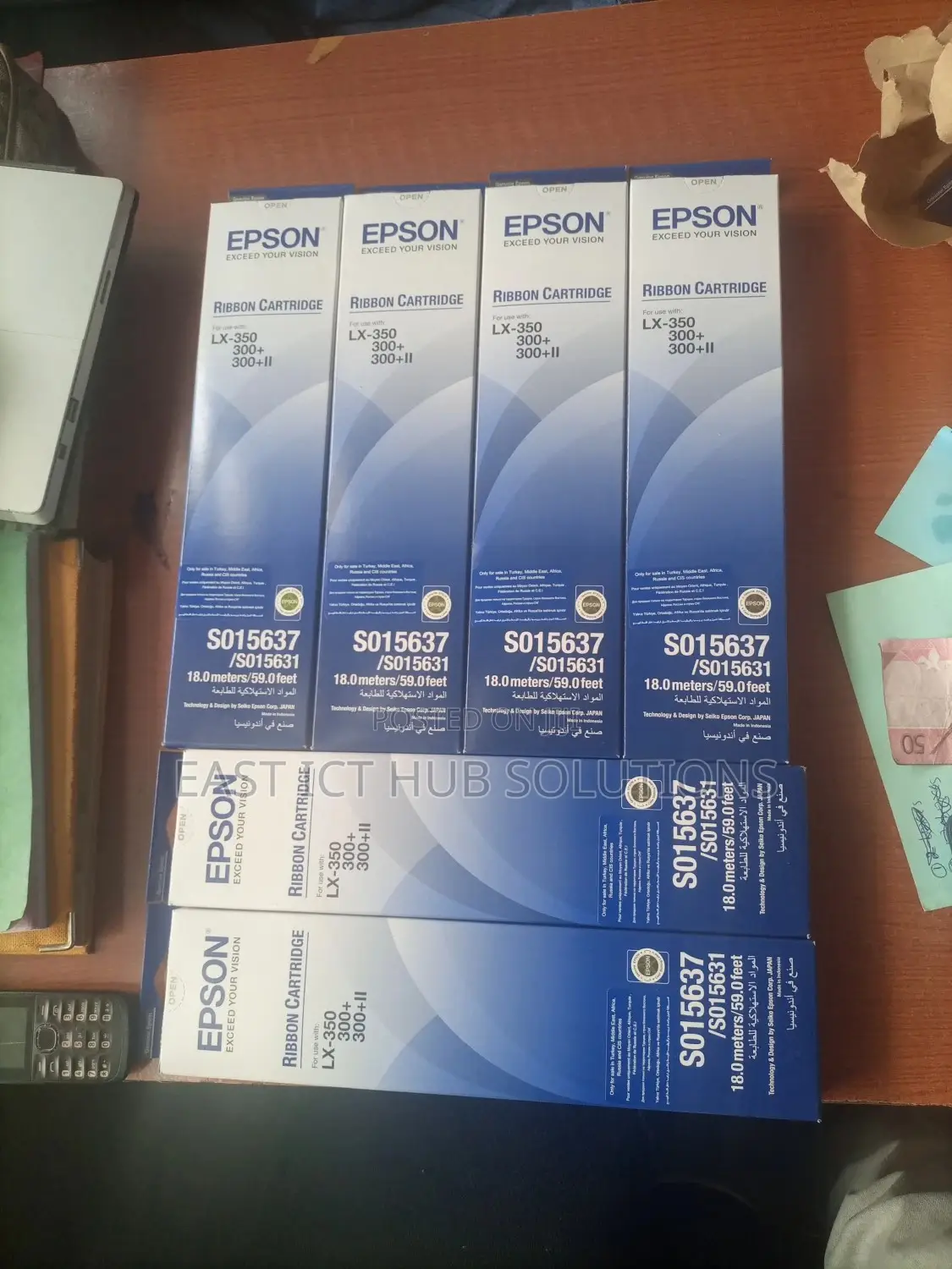 Epson Ribbon Catridge Lx 350 Black for Dotmatrix Printer