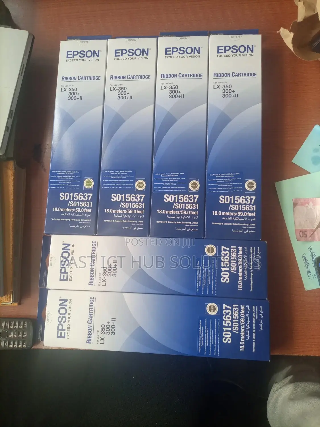 Epson Ribbon Catridge Lx 350 Black for Dotmatrix Printer