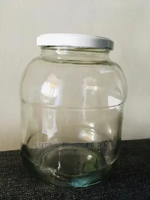 A Box of 30 Pieces of 1415ml Glass Jars With Airtight Lids