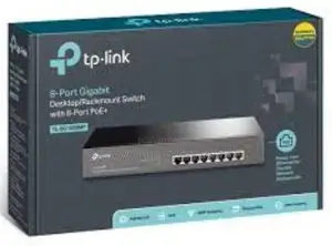 Tp-Link Tl-Sg1008mp 8-Port Gigabit Desktop/Rackmount Switch