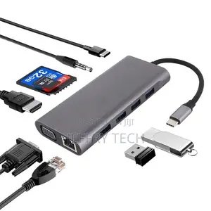 11 in 1 VGA + LAN Port + 4 X USB 3.0 + SD / TF Card + HDMI