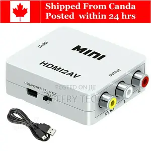 HDMI to AV Converter Output Digital to RCA Analog Audio/Vide