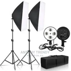 50x70cm Studio Light Softbox Umbrella + E27 Socket Light Lam