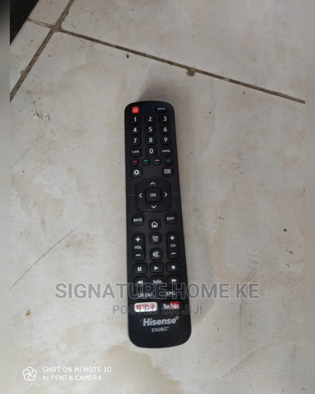 Hisense Smart TV Remote