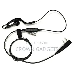 Fbi Style Headset Security Radio Outdoor Two Earplugs Clear