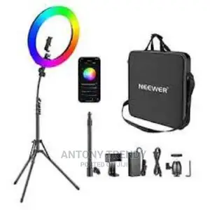 13inch RGB LED Selfie Ring Fill Light With 1.6m Tripod Stan