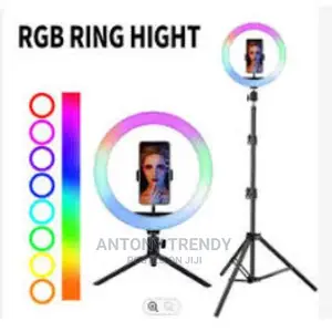 1 Pc13 Inch RGB Ring Light Tripod LED Ring Light Selfie Ring