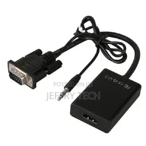 VGA to HDMI Cable Converter Adapter Plug and Play With Audio