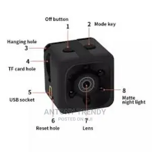 SQ11 HD 1080P Mini Hidden Spy Camera With Night Vision and M