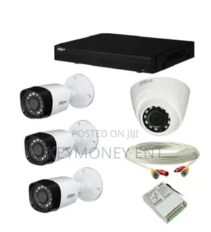 Four Bullet Dahua CCTV Cameras 1080p Security Surveillance