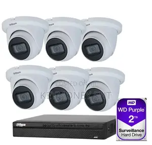 Four Dome Dahua CCTV Cameras Security 1080p Surveillance