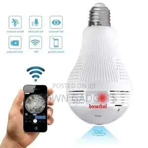 Spy Camera Light Bulb Home Security Classic