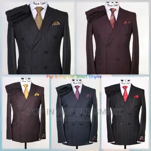 Pinstripes Double Breasted Suits