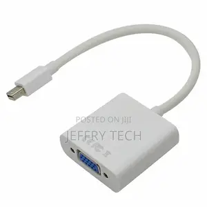 Mini DP Displayport Thunderbolt to VGA Adapter Cable for App