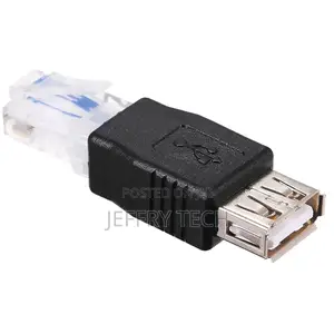 PC USB to Rj45 Female a to Ethernet Internet Rj45 Connector