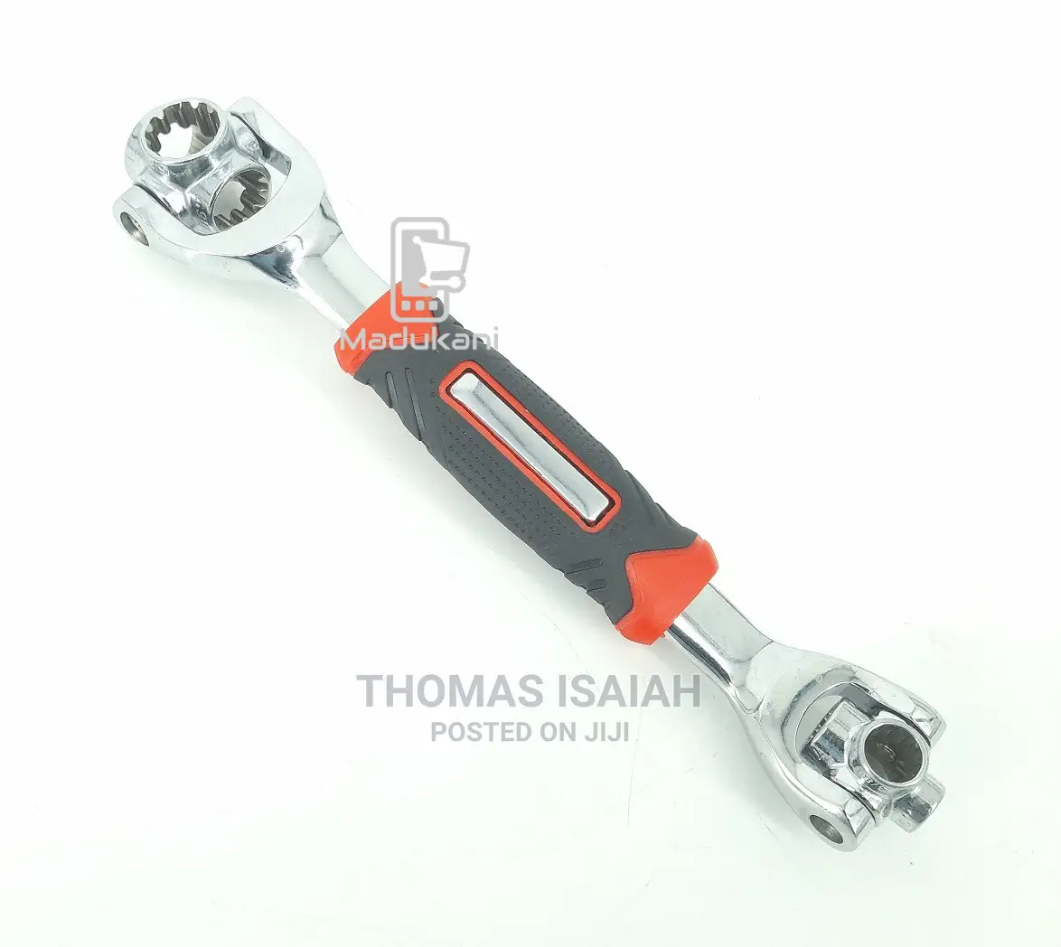 48 in 1 Multifunction Dog Bone Rotating 8 Socket Spanner Wre