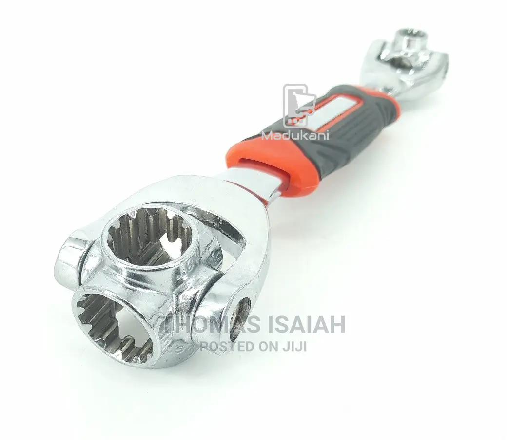 48 in 1 Multifunction Dog Bone Rotating 8 Socket Spanner Wre