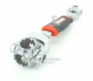 48 in 1 Multifunction Dog Bone Rotating 8 Socket Spanner Wre