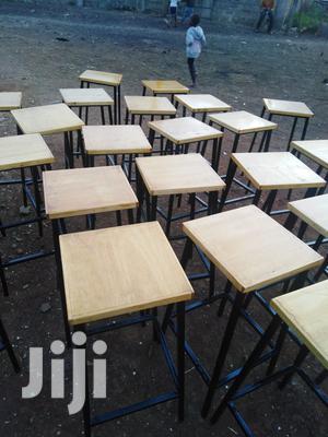 Laboratory School Stools-Heavy Gauge Square Tube and Top
