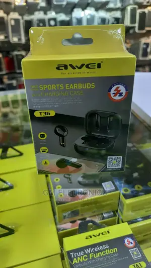 AWEI T36 TWS Bluetooth 5.0 Earphone Touch Stereo With Mic