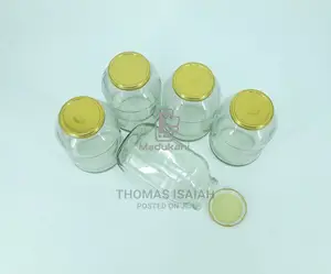 5pcs 1000ml Glass Jars Mason Jars With Pop Lids