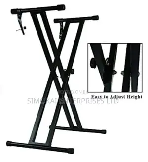 Double-Braced Adjustable X-Style Keyboard Stand