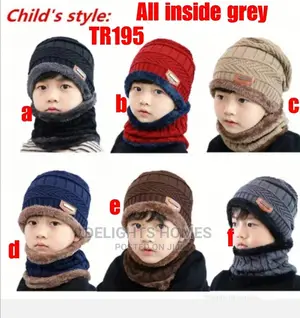 Unisex Kids Beanie Sets