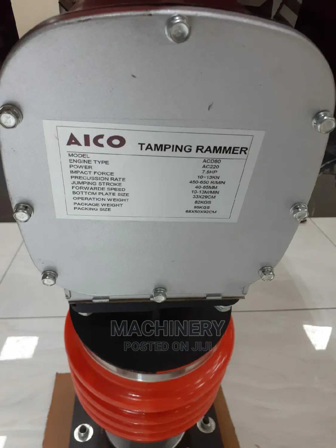 7.5hp Tamping Rammer Machine