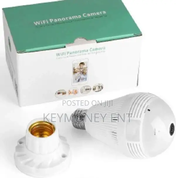 Cctv Bulb Panoramic Camera