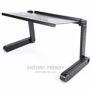 Kogan Adjustable Laptop and Tablet Stand With Mouse Pad