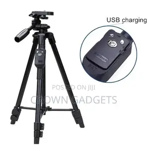 5208 Aluminum Tripod Phone Tripod With Bluetooth Remote