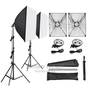 Lamp Softbox Lighting Kit With E27 Base Holder