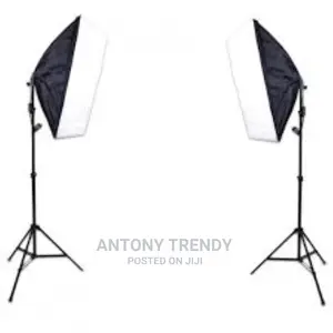 Softbox Lighting Kit Photography Studio Light 2x50x70cm