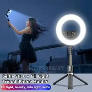 L07 LED Selfie Stick Ring Light Dimmable LED Ring Lamp Photo