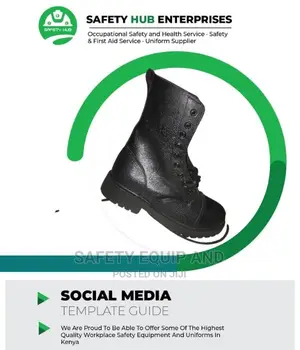 Quality Security Boots For Sale In Kenya (Leather)