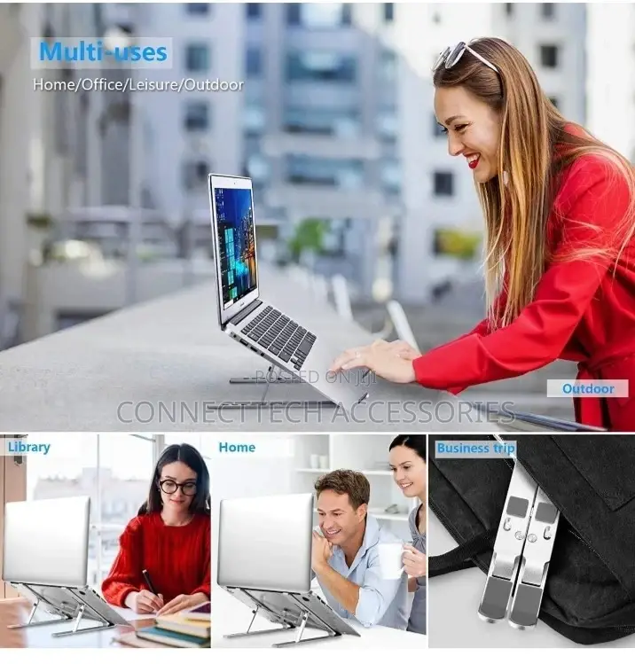 Foldable Laptop Stand Adjustable Aluminum Portable Stand