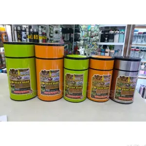 *STAINLESS STEEL FOOD FLASK 800ml With Fordable Spoon