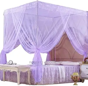 Purple 4stand Mosquito Net