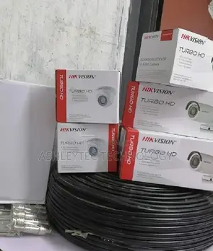 4 Bullet Dahua CCTV Cameras Security Surveillance Comple