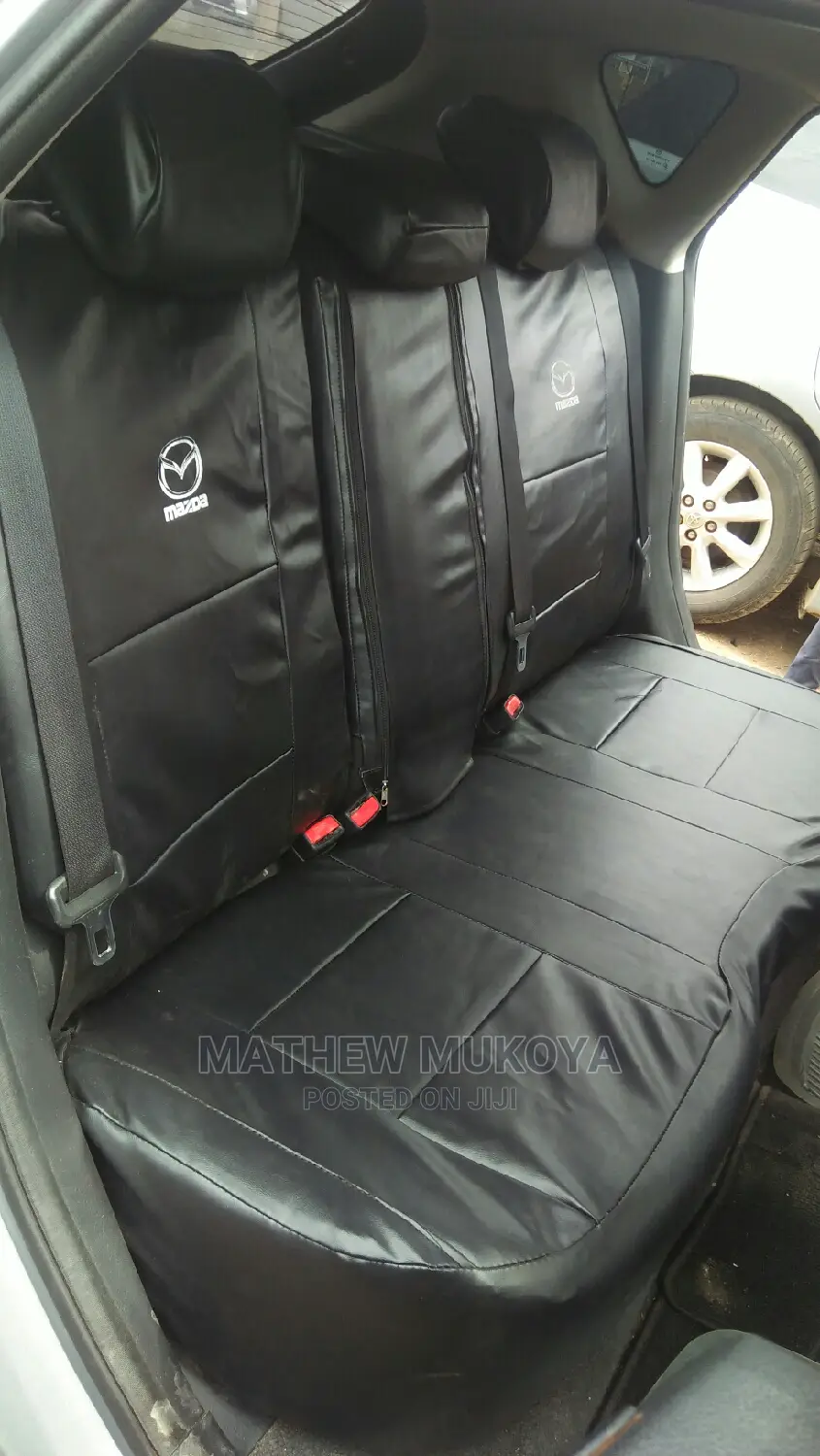 Black Plain Car Seat Covers